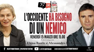 LOccidente ha bisogno di un nemico segui la diretta con Basile e Di Battista [upl. by Anahs]