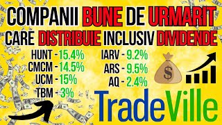 Companii bune de urmarit care distribuie inclusiv dividende  HUNT  154  UCM  15  IARV  92 [upl. by Raseac]