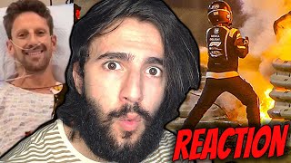 🔥 Unbelievable F1 Grosjean Fireball Crash Raw and Shcoking REACTION [upl. by Woodhead]