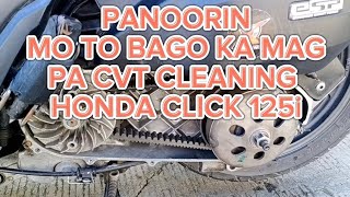 TUWING KAILAN KA DAPAT MAG PA CVT CLEANING HONDA CLICK 125i cvtcleaning tutorial maintenance [upl. by Roanne725]