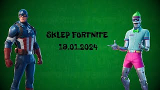 SKLEP FORTNITE 19012024  BODZIO 3000 OTCHŁAŃ KAPITAN AMERYKA sklepfortnite [upl. by Gisela]