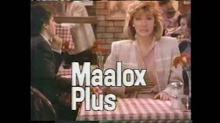 Maalox Plus Commercial 1987 [upl. by Athena469]