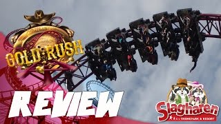 Review OFFICIËLE OPENING MEGA ACHTBAAN Gold Rush Slagharen [upl. by Renat503]