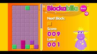 Tikkabilla Blockabilla  Flash game from the CBeebies website [upl. by Trebron]