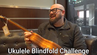 The Ukulele Blindfold Challenge  KanileaKoAlohaFlightMillarRebel [upl. by Ecinna]