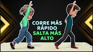 CORRE MÁS RÁPIDO SALTA MÁS ALTO – ENTRENAMIENTO ENERGÉTICO PARA NIÑOS [upl. by Kciv]