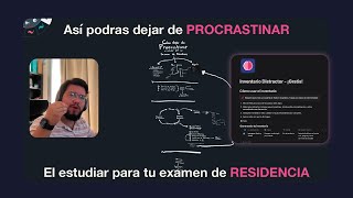 Cómo dejar de PROCRASTINAR para tu examen de RESIDENCIA  Paso a Paso a Paso  Regalo 🎁 [upl. by Niran]