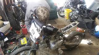 70cc dirt bike will it start 75 baja 70 [upl. by Neltiak]