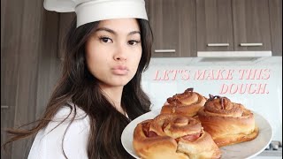 Having a mental breakdown whilst baking Tastys bacon cinnamon rolls recipe [upl. by Navert]