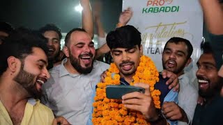 Pawan Sehrawat reacts to his ₹2605 Crores bid in Season 10 Player Auction  Pro Kabaddi [upl. by Nare259]