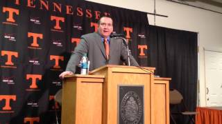 Tennessee basketball coach Donnie Tyndall after the win over Tennessee State [upl. by Mchail]