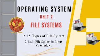 2125 File System in Linux Vs Windows  CS405 [upl. by Sandell]