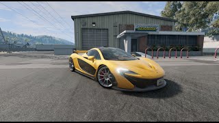 McLaren P1 Crash BeamNG Drive [upl. by Rodavlas]