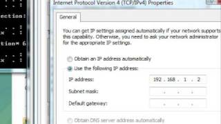 How to change ip address on vista advance [upl. by Ameluz]