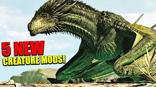 5 NEW CREATURE MODS  Ark Survival Ascended [upl. by Ayad]