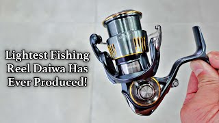 LIGHTEST Fishing Reel Ever Produced Daiwa Airity 23 [upl. by Eiroj]