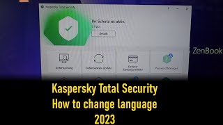 kaspersky total security change language in 2023 [upl. by Lundberg648]