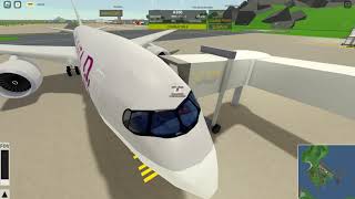 A350 QATAR AIRWAYS  A350 en Tokyo PTFS a350qatarairwaysAvionesRobloxParati [upl. by Ticknor854]