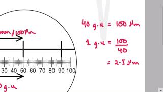 Eye piece graticule and stage micrometer part 2 past papers  AS Level Biology [upl. by Prent845]