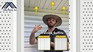 CenterVented vs Fully Vented Soffits Whats the Difference [upl. by Lizette]