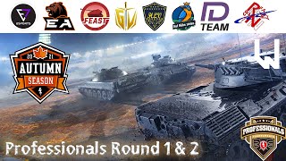 World of Tanks Blitz Autumn Season 2021 Professionals Tournament Rounds 1amp2 Asia [upl. by Ivey]