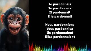 ♫ Japprends le français ♫ Conjugaison I PARDONNER I Imparfait [upl. by Ahsirhcal]