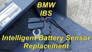 BMW IBS Intelligent Battery Sensor Replacement [upl. by Etteuqaj550]