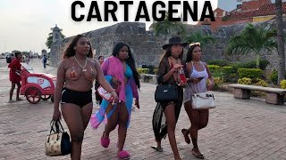 CARTAGENA HOTTEST DISTRICT IN COLOMBIA BETTER THAN EVER 🇨🇴 [upl. by Kippie]