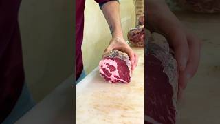 Coppa di suino stagionata ASMR boombeef carne salumi coppa asmr macelleria [upl. by Assillem344]