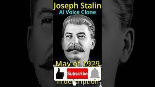 Joseph Stalin in English AI Reconstruction shorts [upl. by Kimmy]