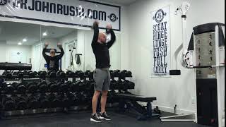 Explosive Double Kettlebell Push Press [upl. by Rhee]