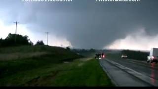 Huge EF5 wedge tornado near El Reno Oklahoma May 24 2011 [upl. by Aicyla]