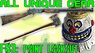 Fallout 3 Point Lookout  Unique Armor amp Weapons Guide DLC [upl. by Georas]