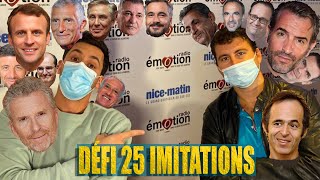 25 IMITATIONS EN 3 MINUTES  DÉFI RADIO [upl. by Otrebire441]