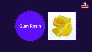 Gum Rosin And Camphor Powder by Svd Resins amp Plastics Pvt Ltd Mumbai [upl. by Oinimreh]