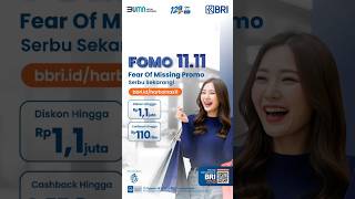 Nikmati promo spesial BRI 1111 bbriidharbolnas11 TabunganBRI BRImo PromoMerchantBRI [upl. by Lorrie]