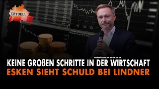 Fehlendes Wirtschaftswachstum Esken sieht Schuld bei Lindner [upl. by Oswell246]