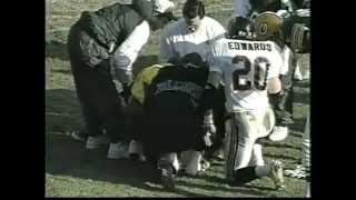 Sterling Sharpe Gets CareerEnding Injury [upl. by Eppilihp608]