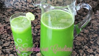 AGUA DE PEPINO 💦🥒 AGUA FRESCA DE PEPINO 🥒 [upl. by Lempres77]