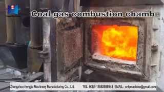 Working process of coal gasifier for metal smelting [upl. by Nwahsyt]