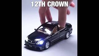 xyminicar142 12代目 クラウン ZERO CROWN 132 ミニカー 全2色 ライト点灯 エンジンサウンド 合金モデル 模型 ジオラマ [upl. by Arahahs]