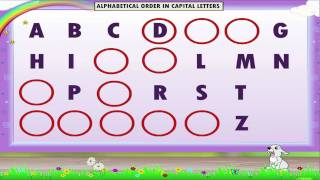 Learn Grade 1  English grammar  Alphabetical Order [upl. by Assirroc]