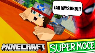 🕷️😨 WSPIĄŁEM SIĘ NA WIEŻOWIEC jak SPIDERMAN ponad 100 METRÓW  MINECRAFT EKSTRA SZKOŁA [upl. by Asserrac]