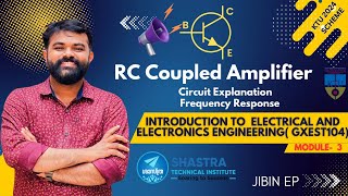 RC Coupled Amplifier Circuit  Frequency Response  IEE  GXEST104  KTU 2024 [upl. by Claude873]