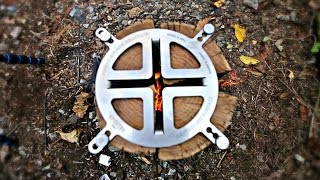 Swedish Fire Torch Log Grill [upl. by Herriott]