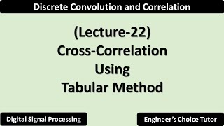 Correlation using Tabular Method  Lecture22 [upl. by Pru]