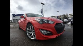 2014 HYUNDAI GENESIS COUPE PREMIUM  Crowfoot Hyundai 1709240B [upl. by Naillimxam]