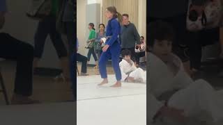 Wrestler enters BJJ tournament overtime wrestlelikeagirl wrestling bjj grappling submission [upl. by Eleinad]