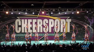 Stingray All Stars Orange 2022 Cheersport Nationals Day 1 [upl. by Tra551]