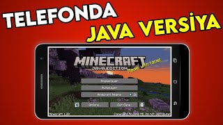 TELEFONDA OYNA 🥳 Minecraft Java Edition Versiya Telefona Yükləmək Pojav Launcher [upl. by Dewitt]